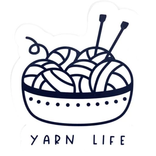 Sticker «knitting-7»