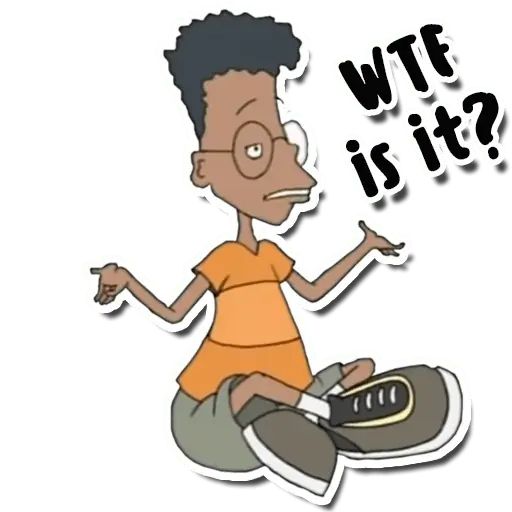 Sticker «What's with Andy?-2»