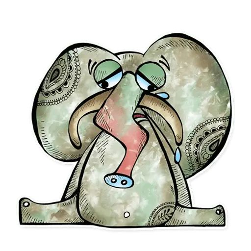 Sticker «Elephant-10»
