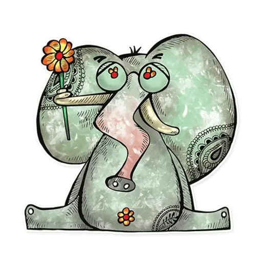 Sticker «Elephant-2»