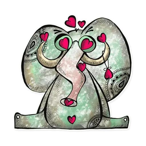 Sticker «Elephant-3»
