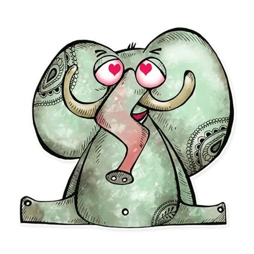 Sticker «Elephant-5»