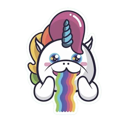 Sticker «Unicorn-4»