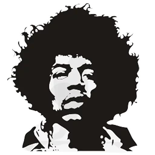 Sticker «Jimi Hendrix-1»