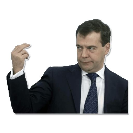 Стикер «Дмитрий Медведев-2»