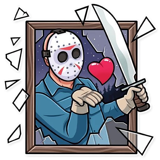 Sticker «Jason Voorhees-2»