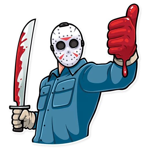 Sticker «Jason Voorhees-3»