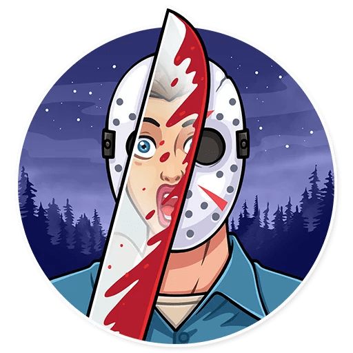 Sticker «Jason Voorhees-4»