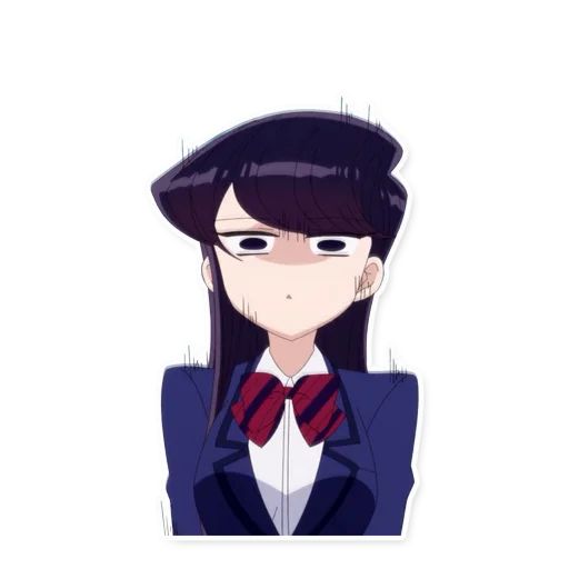 Sticker «Komi Can't Communicate-3»