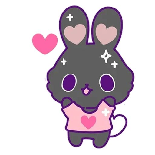 Sticker «Pink Bunny-6»