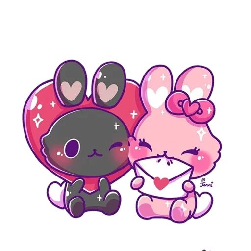 Sticker «Pink Bunny-9»