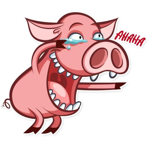 Sticker «Pete The Pig-1»