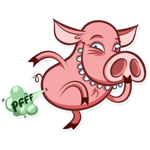 Sticker «Pete The Pig-8»