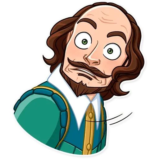 Sticker «Shakespeare-10»