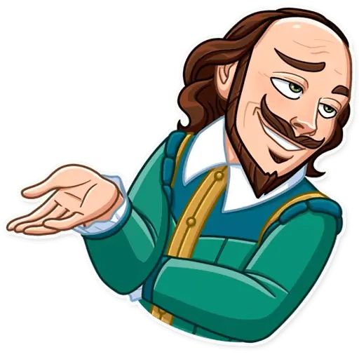 Sticker «Shakespeare-11»