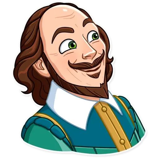 Sticker «Shakespeare-12»