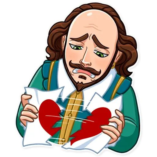 Sticker «Shakespeare-5»