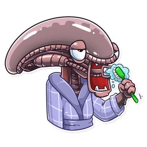 Sticker «Alien Guy-10»