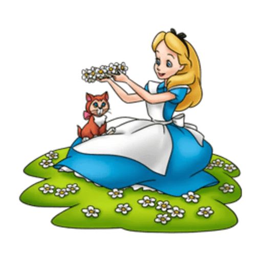 Sticker «Alice's adventures in wonderland-5»