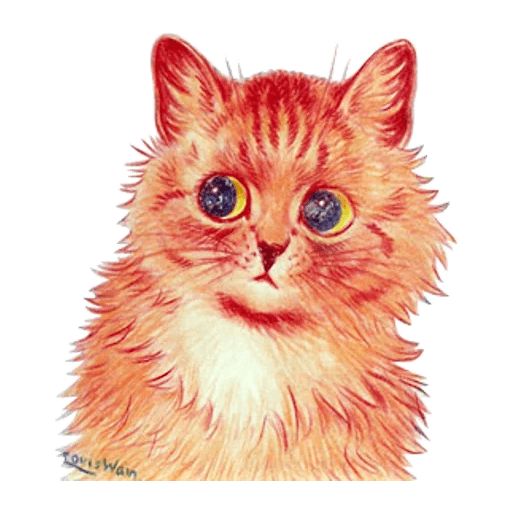 Sticker «Louis Wain Cats-1»