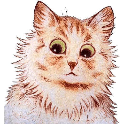 Sticker «Louis Wain Cats-3»