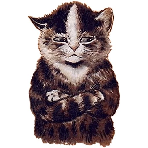 Sticker «Louis Wain Cats-8»