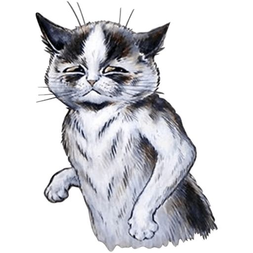 Sticker «Louis Wain Cats-9»