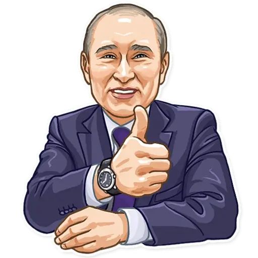 Sticker «Putin-3»