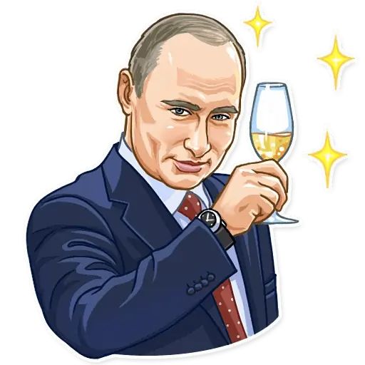 Sticker «Putin-9»