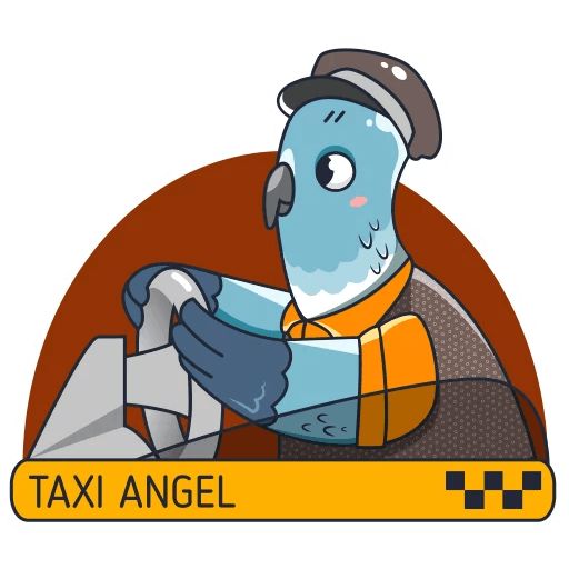 Sticker «TaxiDove-6»