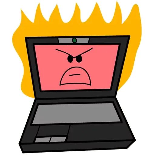 Sticker «Laptop geek-3»