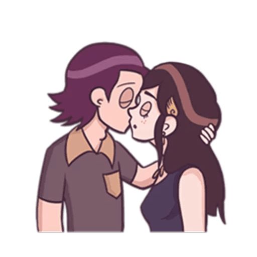 Sticker «Young & Cool Couple-7»
