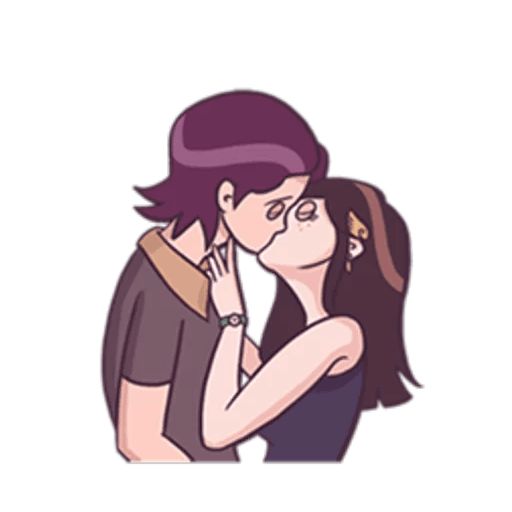 Sticker «Young & Cool Couple-8»