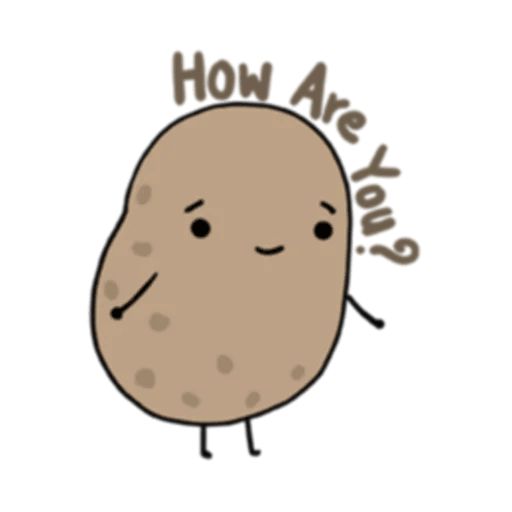Sticker «Life Is Potato-1»