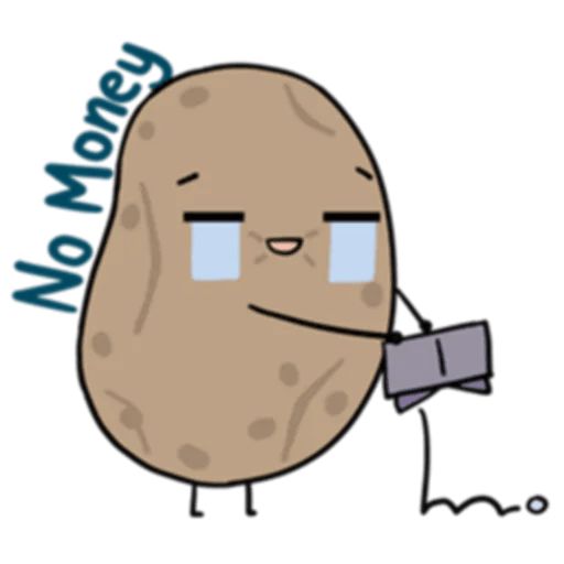 Sticker «Life Is Potato-11»