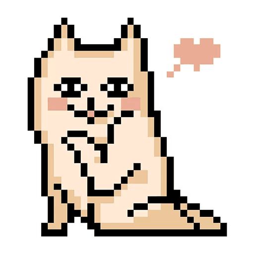 Sticker «Pixel Cat-3»
