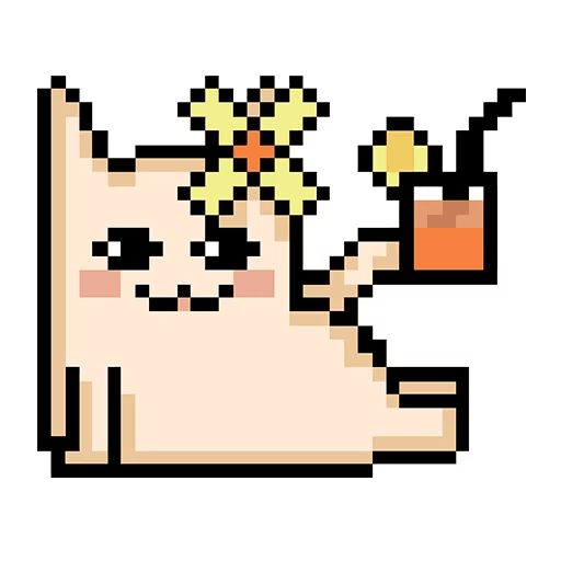 Sticker «Pixel Cat-8»