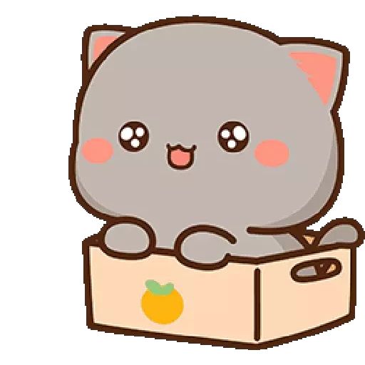 Sticker «Mochi Peach Cat 4-3»