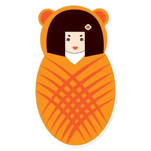 Sticker «Japanise girl-1»