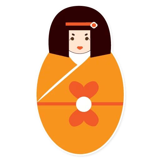 Sticker «Japanise girl-2»