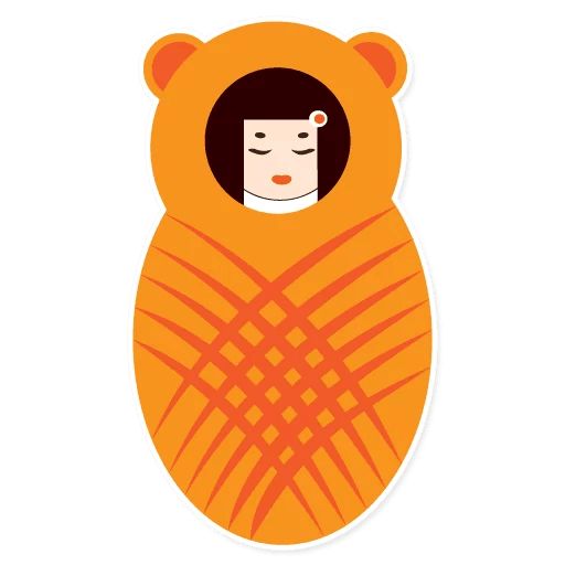 Sticker «Japanise girl-7»
