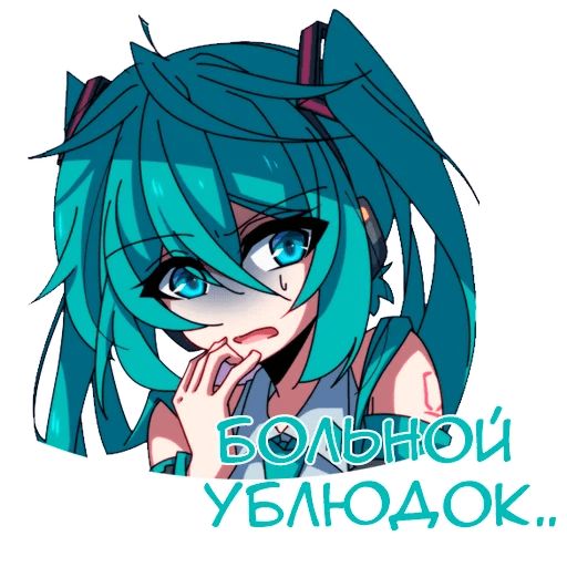 Sticker «Miku-7»