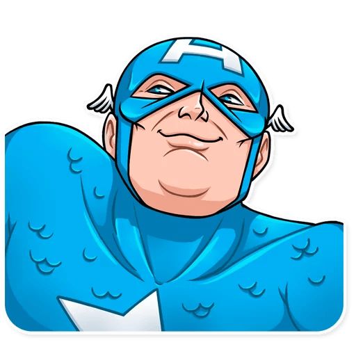 Sticker «Captain America-11»