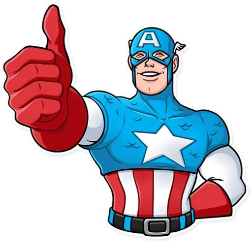 Sticker «Captain America-2»