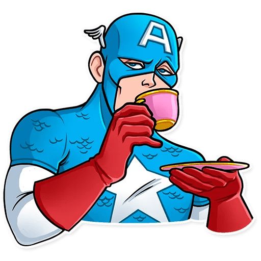 Sticker «Captain America-5»