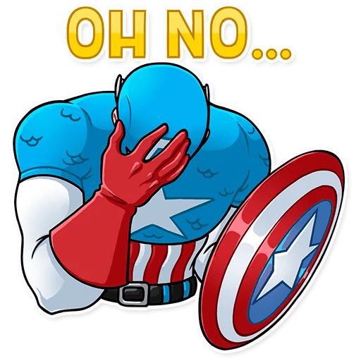 Sticker «Captain America-7»