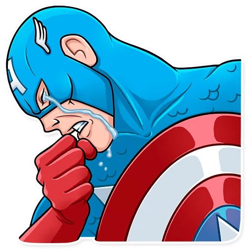 Sticker «Captain America-9»