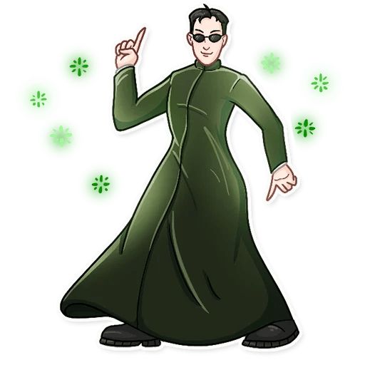 Sticker «The Matrix-9»