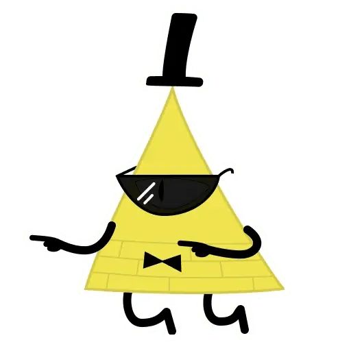 Sticker «Bill Cipher-10»