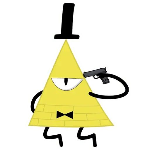 Sticker «Bill Cipher-12»